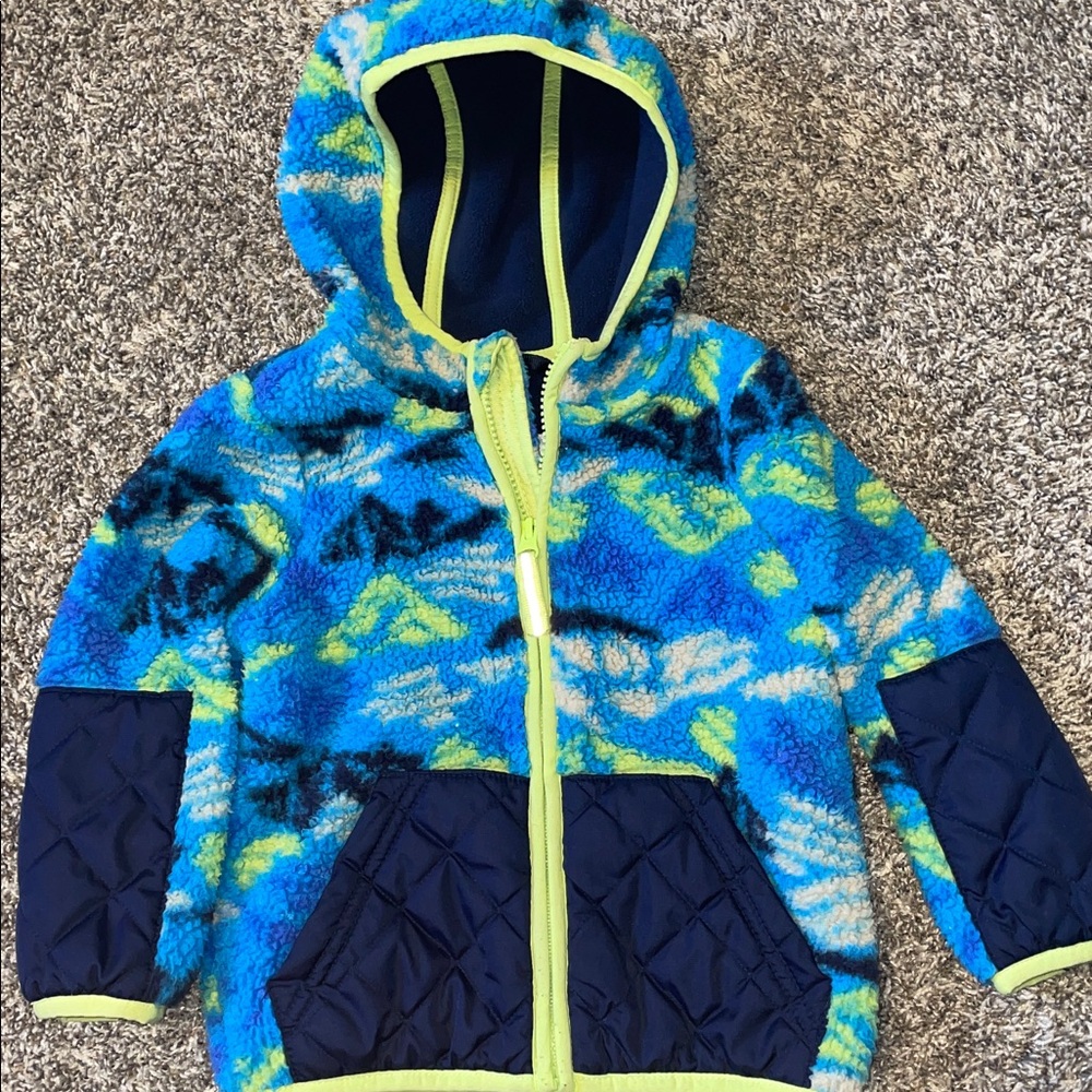 Toddler Cat & Jack Sherpa Warm Hoodie Jacket